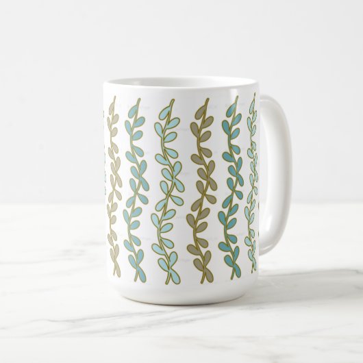 Tasse von Wein und Leaf (VorderseiteRechts)