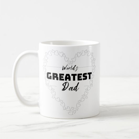 Tasse von weltbesten Papa | Tag des Vaters |Kaffee (Links)