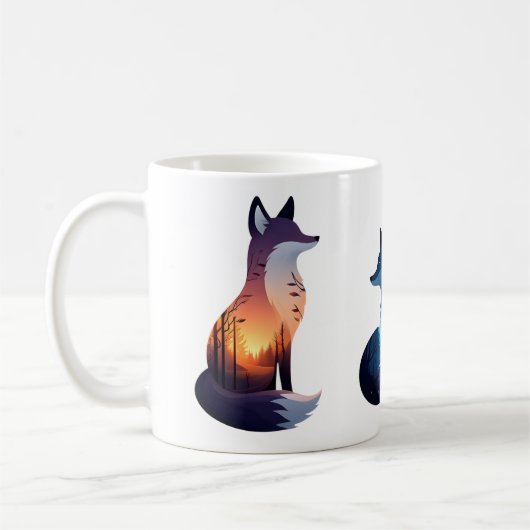 Tasse von Whimsical Fox Keramik (Links)
