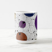 Tasse von Wirbel und Kreisen (Mittel)