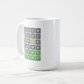 Tasse von Word-Rätsel (Vorderseite Links)