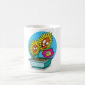 Tasse von wütenden Blume (Mittel)