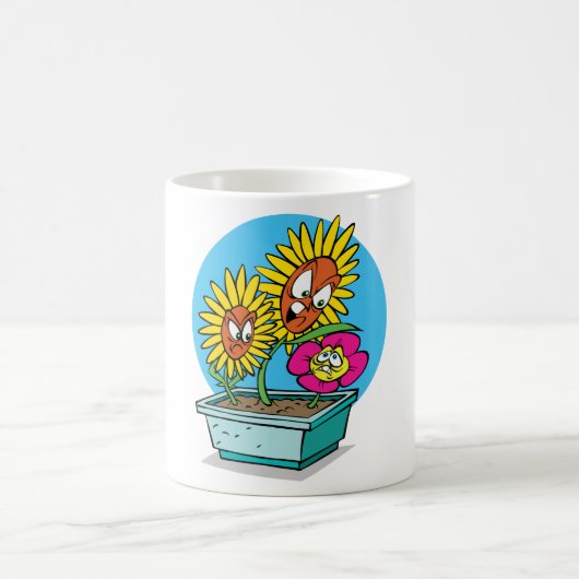 Tasse von wütenden Blume (Mittel)