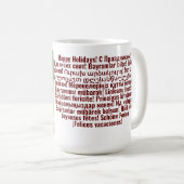 Tasse Vorlage mit Ihren Bildern und Ihrem Gruß (VorderseiteRechts)