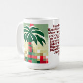 Tasse Vorlage mit Ihren Bildern und Ihrem Gruß (Vorderseite Links)