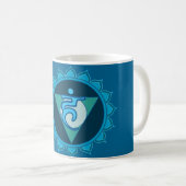Tasse Vushudha oder Throat Blue Chakra (VorderseiteRechts)
