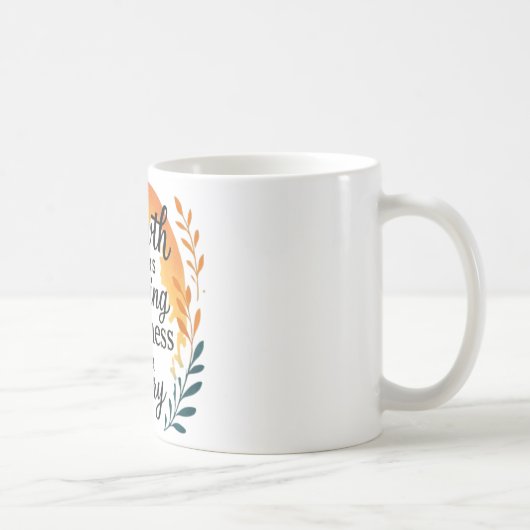 Tasse — Wähle Glück statt Geschichte (Rechts)