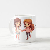 Tasse wahrer Freunde (Vorderseite Links)