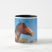 Tasse "War Pony Paint Horse Feathers" (Zentrum)