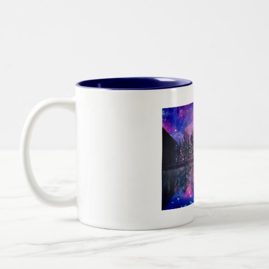 Tasse Wasserfarbe (Links)