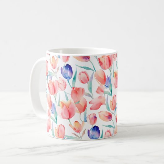 Tasse Wasserfarben (Vorderseite Links)
