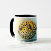 Tasse - Wasserfarbenserie: Blowfish (Vorderseite Links)