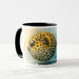 Tasse - Wasserfarbenserie: Blowfish