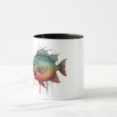 Tasse - Wasserfarbenserie: Piranha (Zentrum)