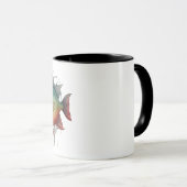 Tasse - Wasserfarbenserie: Piranha (VorderseiteRechts)