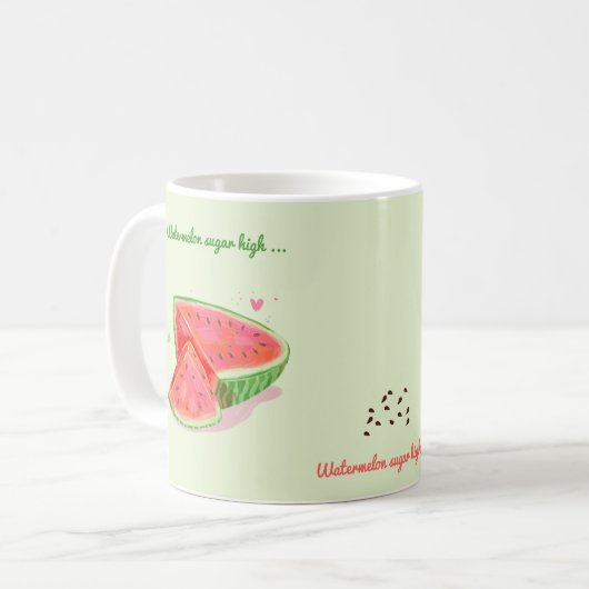 Tasse - Wassermelone Zucker (Vorderseite Links)