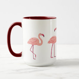Tasse Watercolor Flamingos