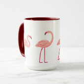 Tasse Watercolor Flamingos (Vorderseite Links)
