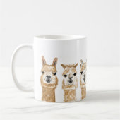 Tasse Watercolor llama (Links)