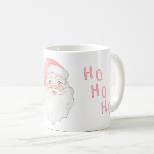 Tasse Watercolor Santa Claus (VorderseiteRechts)