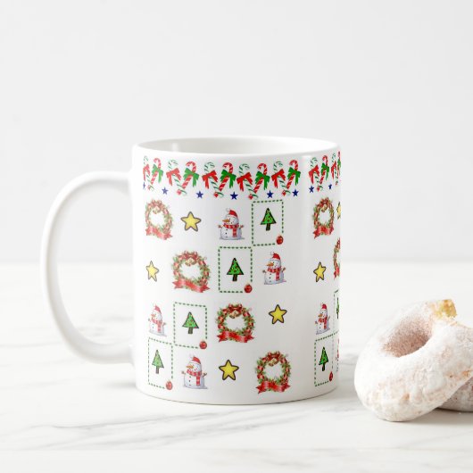 Tasse Weihnachten (Mit Donut)