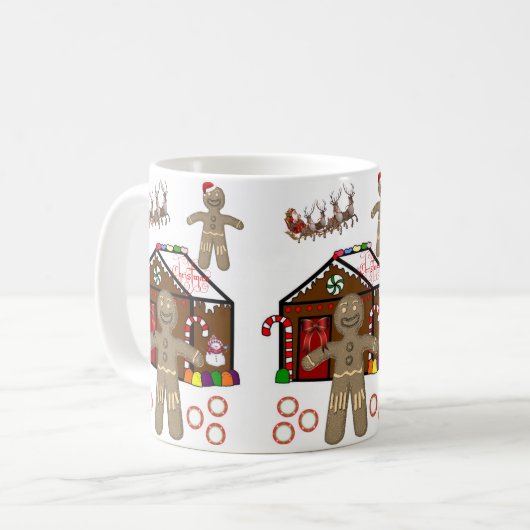 Tasse Weihnachten (Vorderseite Links)