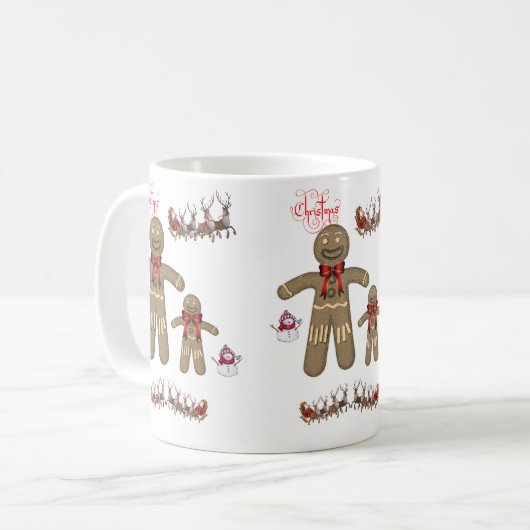 Tasse Weihnachten (Vorderseite Links)