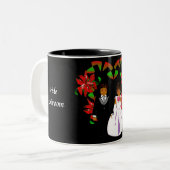 Tasse Weihnachten/Dezember Polterabend (Vorderseite Links)