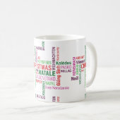 Tasse. Weihnachten. Kaffeetasse (VorderseiteRechts)