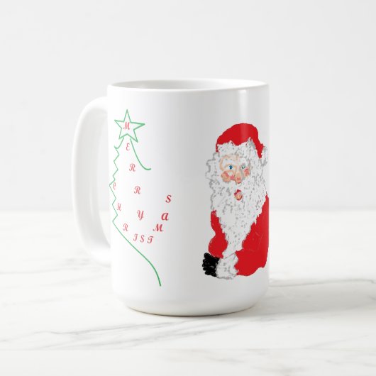 Tasse: Weihnachten mit Weihnachten Kaffeetasse (Vorderseite Links)