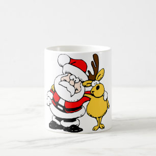 Tasse   Weihnachten   Santa and Reindeer