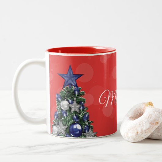 Tasse - Weihnachtsbaum (Mit Donut)