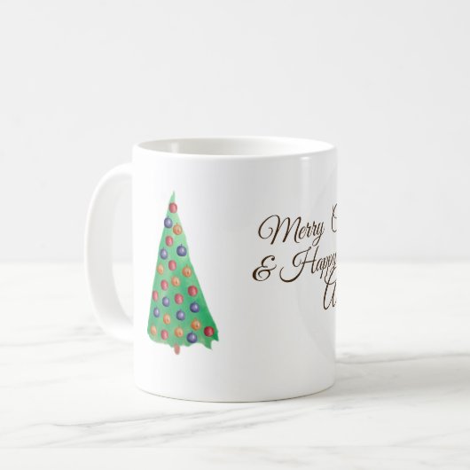 Tasse, Weihnachtsbaum Kaffeetasse (Vorderseite Links)