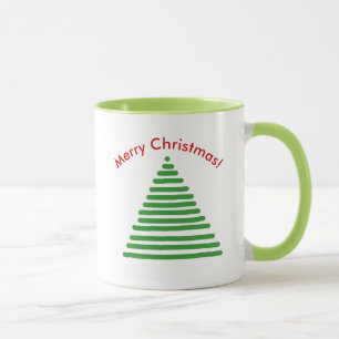 Tasse - Weihnachtsbaum mit Kurven