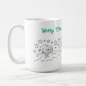 Tasse: Weihnachtsfreudigkeit Kaffeetasse (Links)