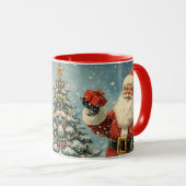 Tasse Weihnachtsmann (VorderseiteRechts)