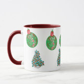 Tasse : Weihnachtsschmuck & Weihnachtsbäume (Links)