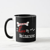 Tasse Weimaraner (I Liebe) (Links)