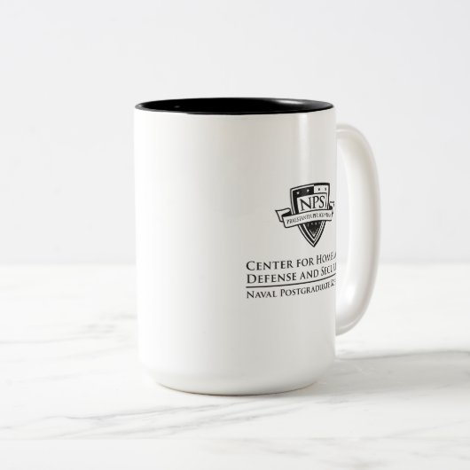 Tasse "Weiß und Schwarz - Zwei Tone 15oz" - Schwar (VorderseiteRechts)
