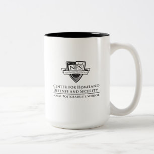 Tasse "Weiß und Schwarz - Zwei Tone 15oz" - Schwar