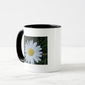 Tasse weisse Margeritenblüte (Vorderseite Links)