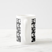Tasse "Weißes Auge/Schwarzer Hintergrund" (Rückseite)