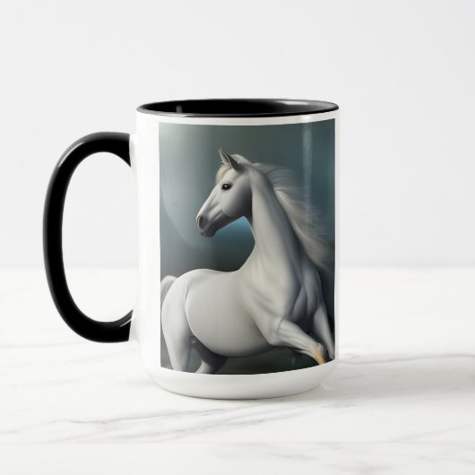 Tasse Weißes Pferd (Links)