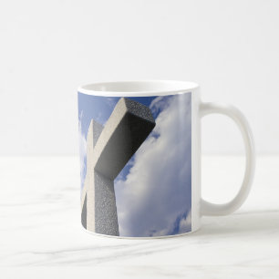 Tasse - weißes Steinkreuz