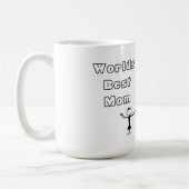 Tasse/Welten Beste Mama mit Mutter und Tochter Kaffeetasse (Links)