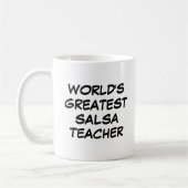 Tasse "Weltgrößter Salsa-Lehrer" (Links)