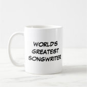 Tasse "Weltgrößter Songwriter" (Links)