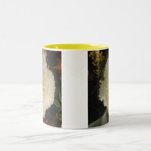 Tasse White Carnation Beauty (Mittel)