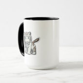 Tasse White Tiger (Vorderseite Links)