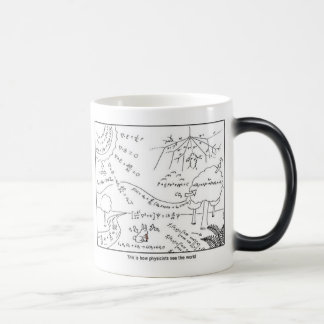 Tasse wie Physiker die Welt sehen ~ LINKS HANDEN